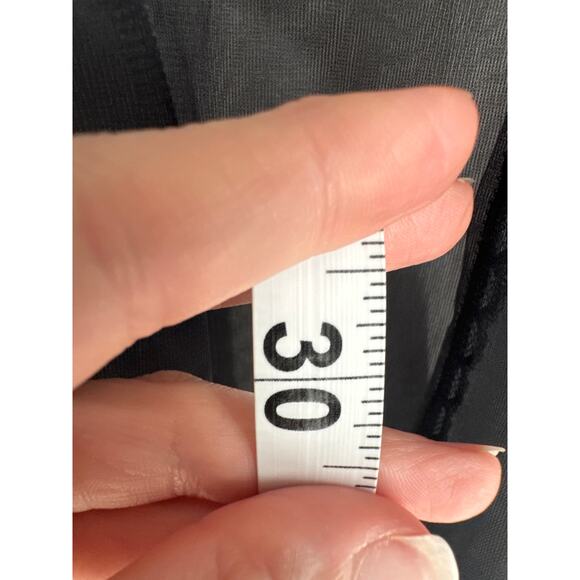 90s Vintage Top Women 1X Black Lace Sheer Open Short Sleeve Whimsigoth Romantic - Picture 6 of 7